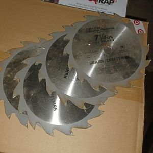 Sears 7.25" saw blades